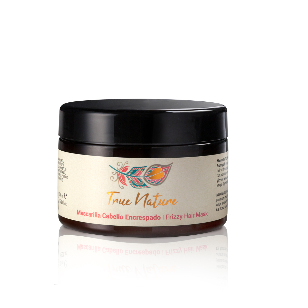 Artwork TrueNature mascarilla encrespado